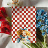 Cute Alice in ONEDERLAND 1st Birthday Tea Party Kaart