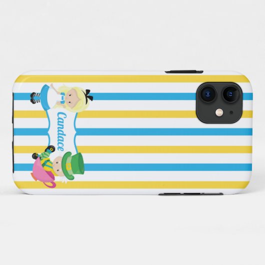 Cute Alice in Wonderland Book Lover Case-Mate iPhone Case (Achterkant (horizontaal))