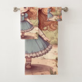Cute Alice in Wonderland Whimsical Woodland Art (En situation)