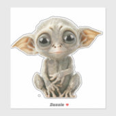 CUTE ALIEN BIG DECAL VOOR Sticker voor het knippen (Vel)