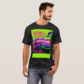 Cute Alien in Area 51 UFOs T-shirt (Voorkant volledig)