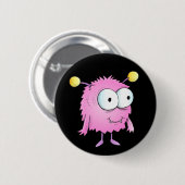 Cute Alien Monster Button (Voorkant /achterkant)