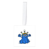 Cute Aliens Cube Ornament (Voorkant)