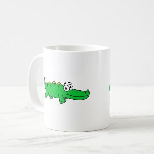 Cute Alligator café Mug (Devant gauche)
