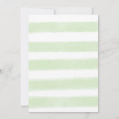 Cute Alligator Hibiscus Baby shower Merci (Dos)