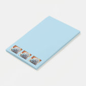 Cute Alpaca Baby in Blue Post-it® Notes (Schuin)