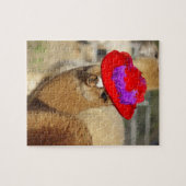 Cute Alpaca Puzzle met Gift Box Legpuzzel (Horizontaal)