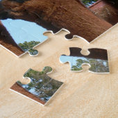 Cute Alpaca Puzzles met Gift Box Legpuzzel (Zijkant)