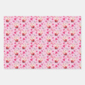 Cute Alpaca Valentijnsdag Wrapping Paper (Voorkant 3)