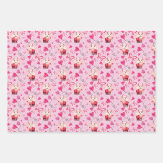 Cute Alpaca Valentijnsdag Wrapping Paper