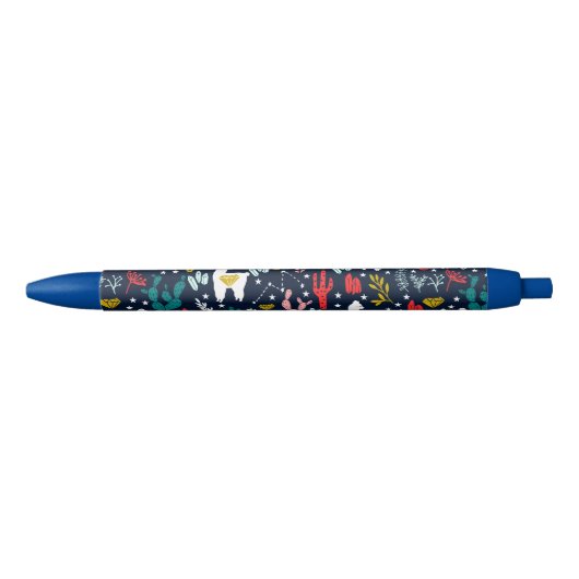 Cute Alpaca Zwarte Inkt Pen (Voorkant)