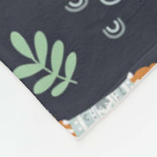 Cute Alpacas Pattern Fleece Deken (Hoek)