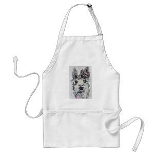 Cute Alpacca Llama Waterverf Art Kitchen Apron Standaard Schort