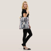 Cute Alpacca Llama Waterverf Grocery Canvas tas (Op model)