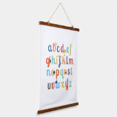 Cute Alphabet Design Hangend Wandkleed (Gebogen)