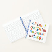 Cute Alphabet Design Notitieboek (Binnen)