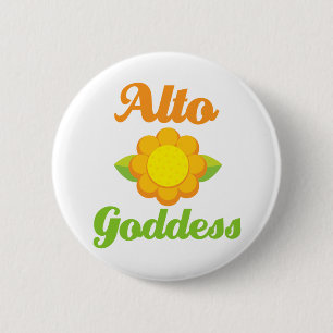 Cute Alto Goddess Button