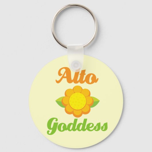 Cute Alto Goddess Sleutelhanger (Voorkant)