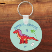 Cute Amargasaurus Sleutelhanger (Voorkant)