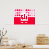 Cute Ambulance Poster (Keuken)