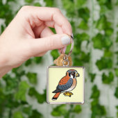 Cute American Kestrel Sleutelhanger (Hand)