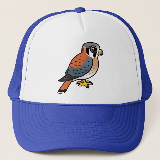Cute American Kestrel Trucker Pet (Voorkant)