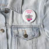 Cute Amusing Pun Koala Beer Teacher Ronde Button 5,7 Cm (In situ)
