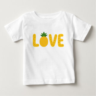 Cute Ananas LIEFDE Kinder T-Shirt