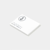 Cute Anchor | Jouw namen toevoegen Post-it® Notes (Schuin)