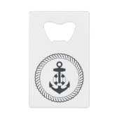 Cute Anchor Kredietkaart Flessenopener (Voorkant)