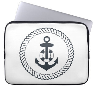 Cute Anchor Laptop Sleeve