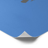 Cute and Angry Astronaut T-Rex Dinosaur Poster (Hoek)