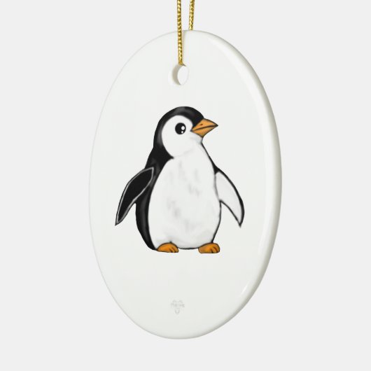 Cute and Chonky Penguin Snowflake Ornament (Links)