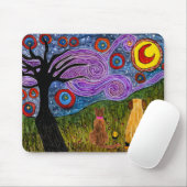 Cute and Colorful Dog and Cat Muismat (Met muis)