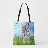 Cute and Colorful French Bulldog Tote Bag (Devant)