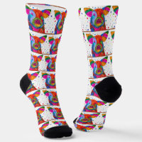 Cute and Colorful Happy Pig Socks