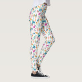 Cute and Colorful Jungle Animals Pattern Leggings (Rechts)