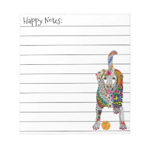Cute and Colorful Labrador Retriever Notitieblok