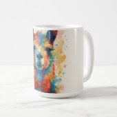Cute and Colorful Llama Mug (Devant droit)
