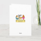Cute and Funny Advice from Wise Chicken Kaart (Achterkant)