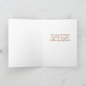 Cute and Funny Advice from Wise Chicken Kaart (Binnen)