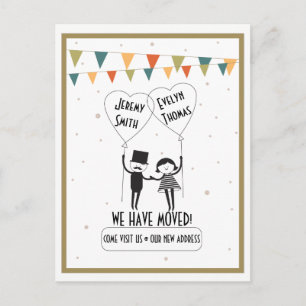 Cute and Funny Alternative Change of Address Aankondigingskaart