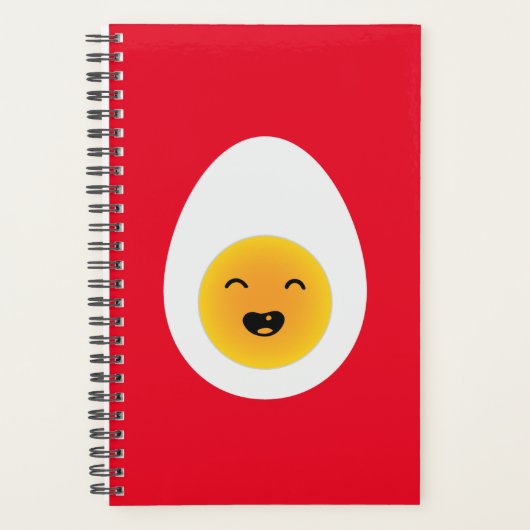 Cute and Funny Deviled Egg American Breakfast Planner (Voorkant)