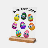 Cute and Funny Easter Eggs Cartoon (Angle)