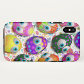 Cute and Funny Easter Eggs Cartoon Case-Mate iPhone Case (Achterkant (horizontaal))