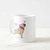 Cute and Funny French Bulldog Mok (Voorkant links)
