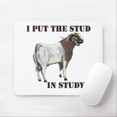Cute and Funny Goat Mousepad Muismat (Met muis)