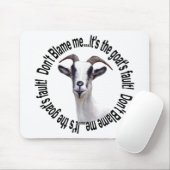 Cute and Funny Goat Mousepad Muismat (Met muis)