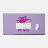Cute and Funny Halloween Vampire Bats You Suck Bureaumat (Keyboard & Muis)