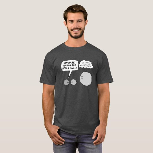 Cute and Funny Little Boulder Pun T-shirt (Voorkant volledig)